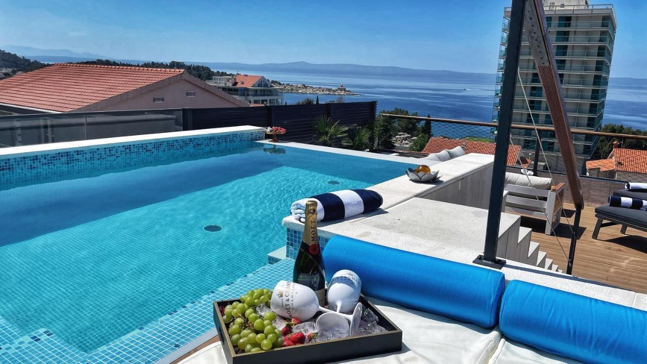 Skypool Suite 77 With Private Pool Makarska Bagian luar foto