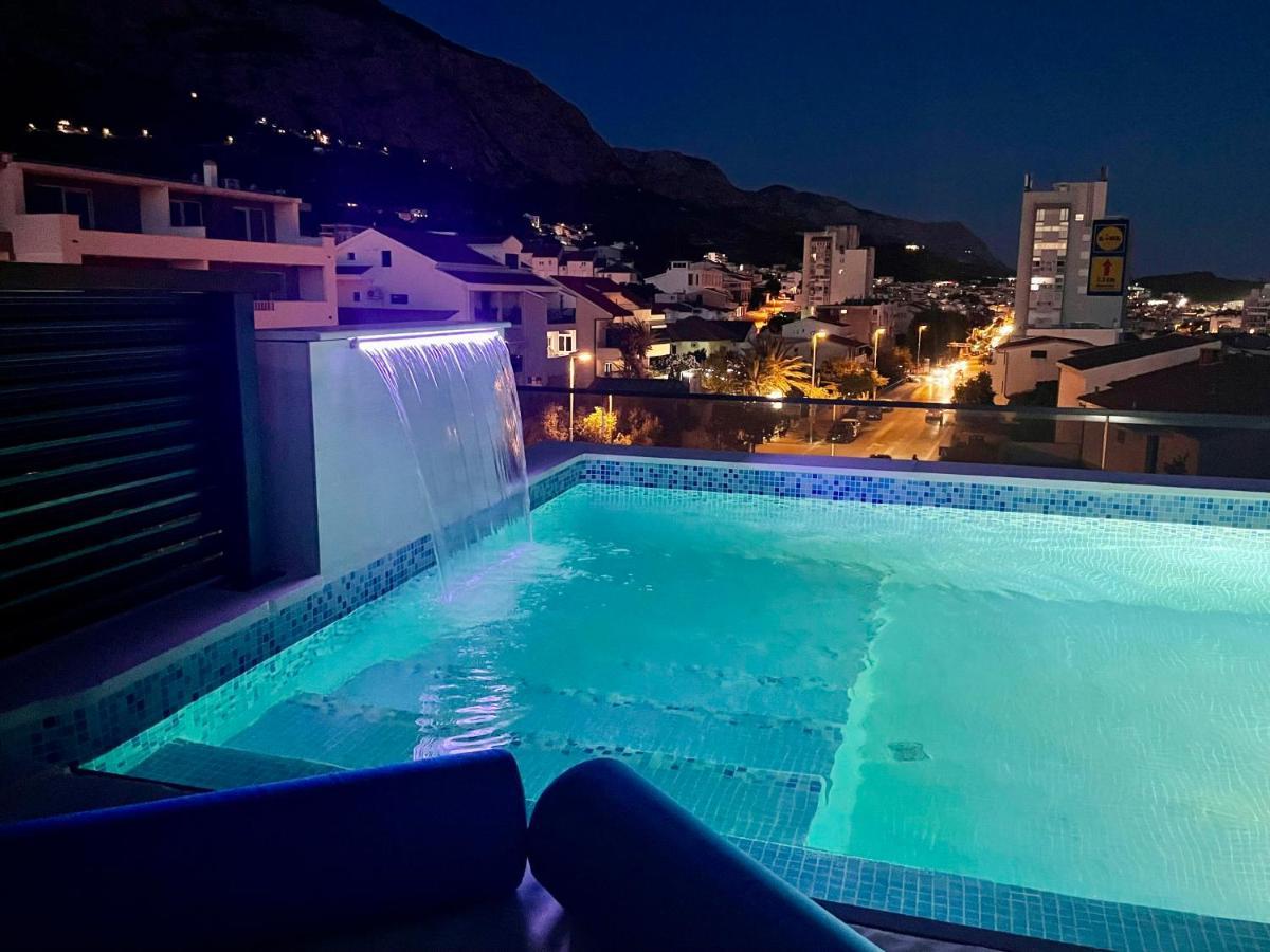 Skypool Suite 77 With Private Pool Makarska Bagian luar foto