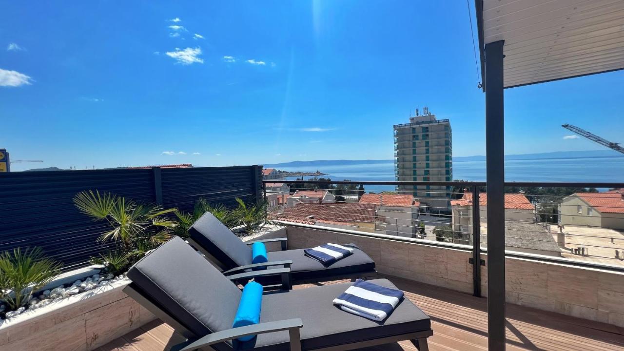 Skypool Suite 77 With Private Pool Makarska Bagian luar foto